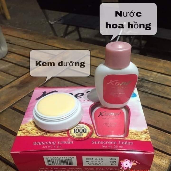 Bộ kem nám KONE Thái Lan 2 món