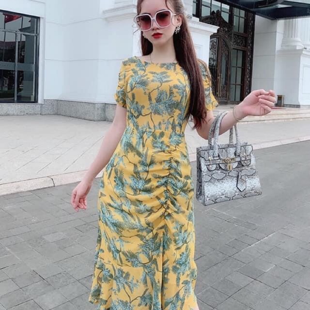 Váy voan hoa chít eo đuôi cá 🥰🥰