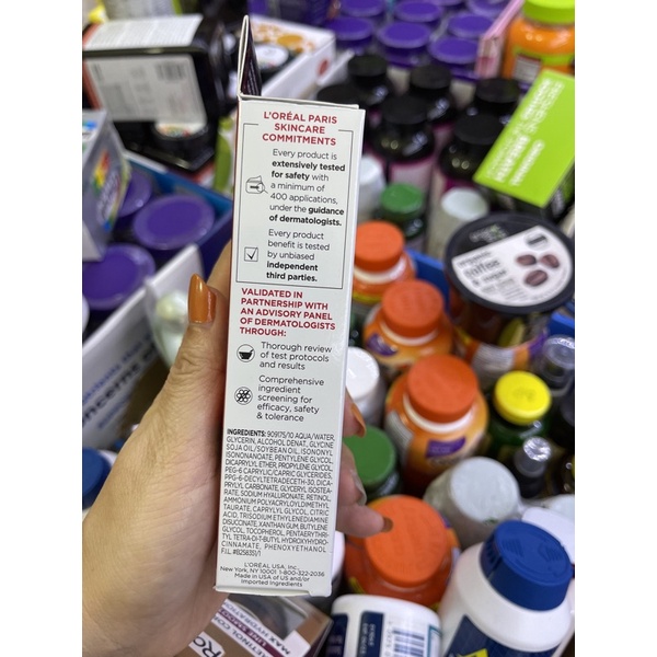 Loreal Revitalift  Serum Loreal ban đêm 0,3 % PURE RETINOL Revitalift cải tạo da chống lão hóa