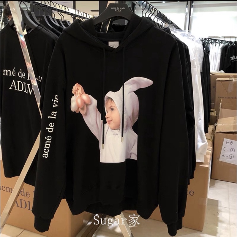 [Mã 12FASHIONSALE1 giảm 10K đơn 50K] Áo hoodie ADLV rabbit , áo nỉ mũ form rộng unisex , Cocmer_vn | BigBuy360 - bigbuy360.vn