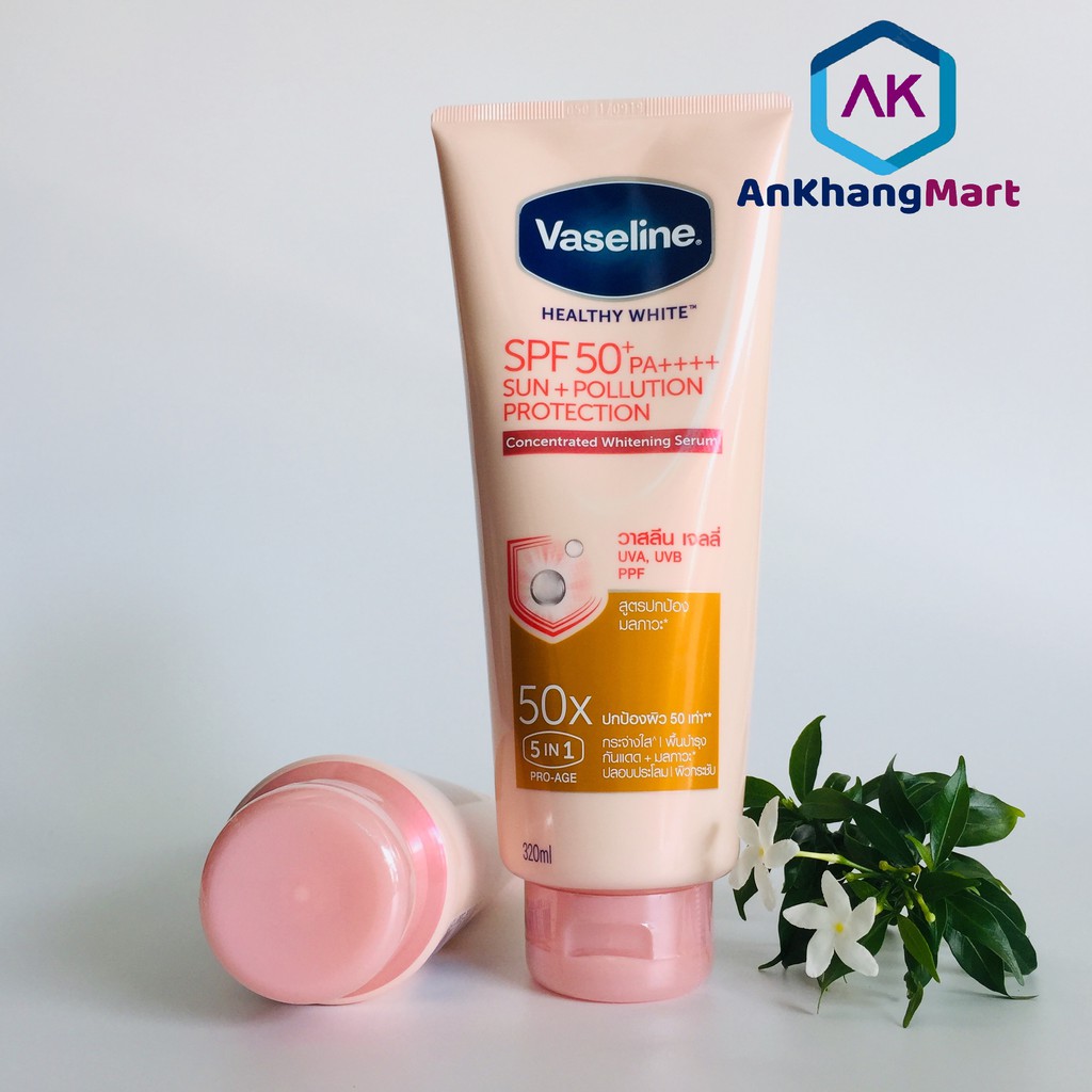 Sữa Dưỡng Thể Vaseline Perfect Serum 50X Tuýp 320ml