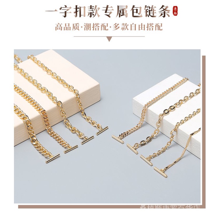 Dây Xích Đeo Túi Bằng Kim Loại Có Khóa Cài Thay Thế Tiện Dụng