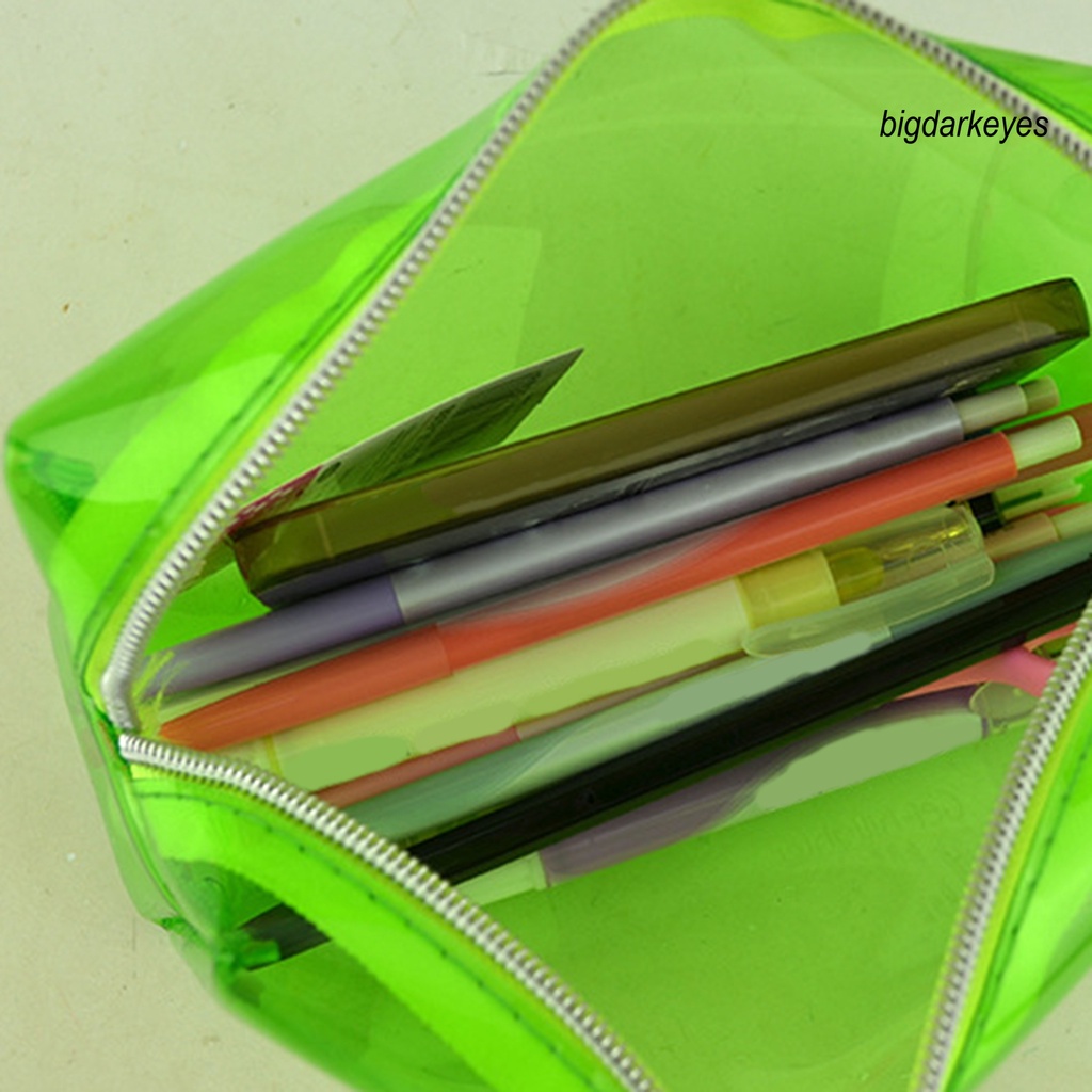 Túi Đựng Bút Chì Bằng PVC Trong Suốt Sức Chứa Lớn