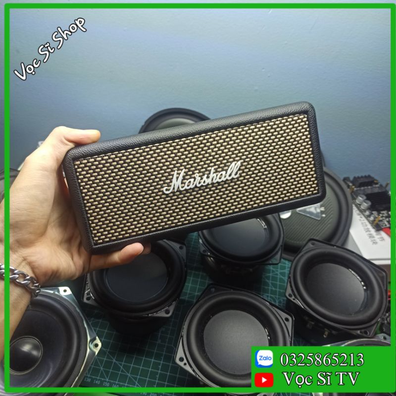 Box loa bọc da mini dùng loa 2 inch và 2 CH link 20 đủ linh kiện như ảnh