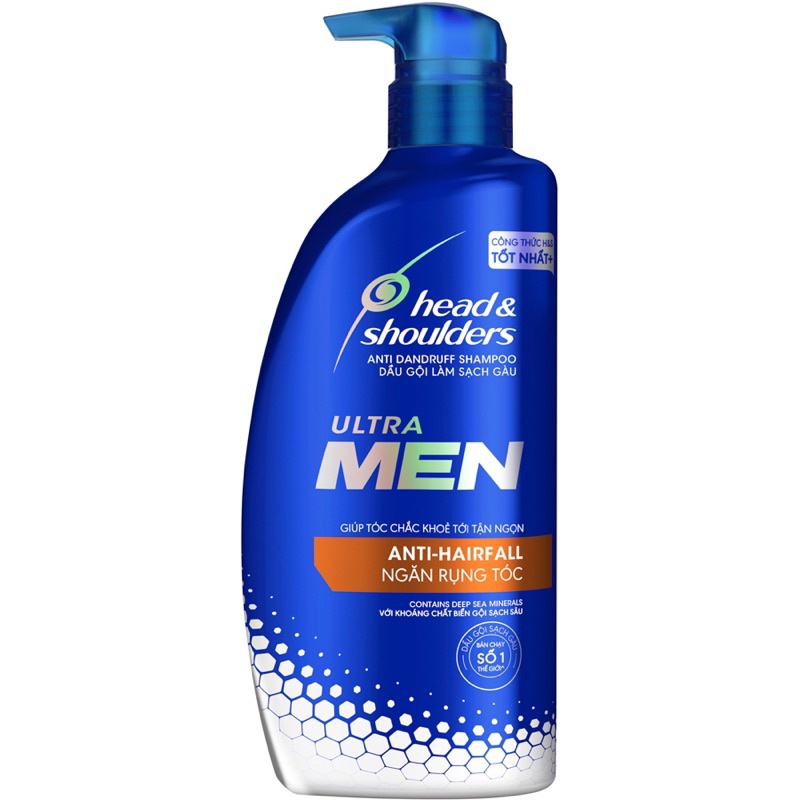 DẦU GỘI HEAD &amp; SHOULDERS ULTRA MEN 650ML NGĂN RỤNG TÓC/ BẠC HÀ MÁT LẠNH/ OLD SPICE