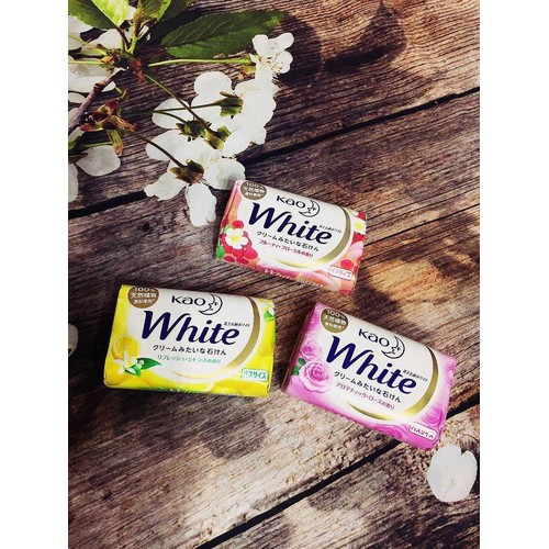 Xà bông tắm trắng da KAO white 130g Nhật Bản