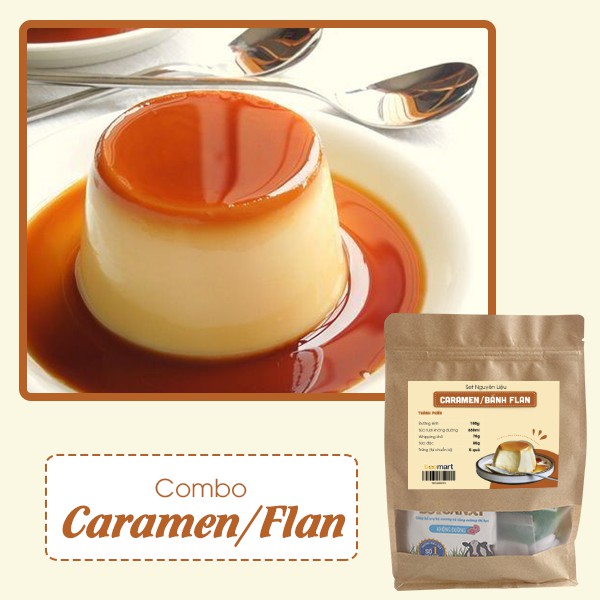 Combo làm caramen (bánh flan)