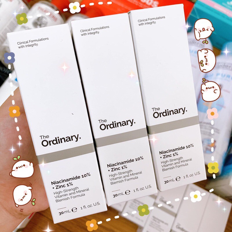 SERUM GIẢM THÂM MỤN THE ORDINARY NIACINAMIDE 10% + ZIN 1%