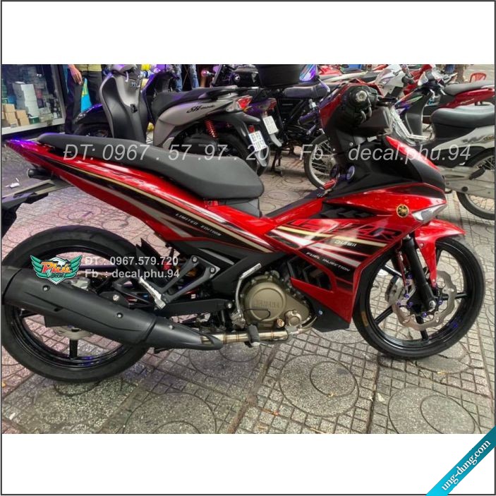 Tem Rời Exciter 150 Y15ZR đỏ đen 2020 (B)