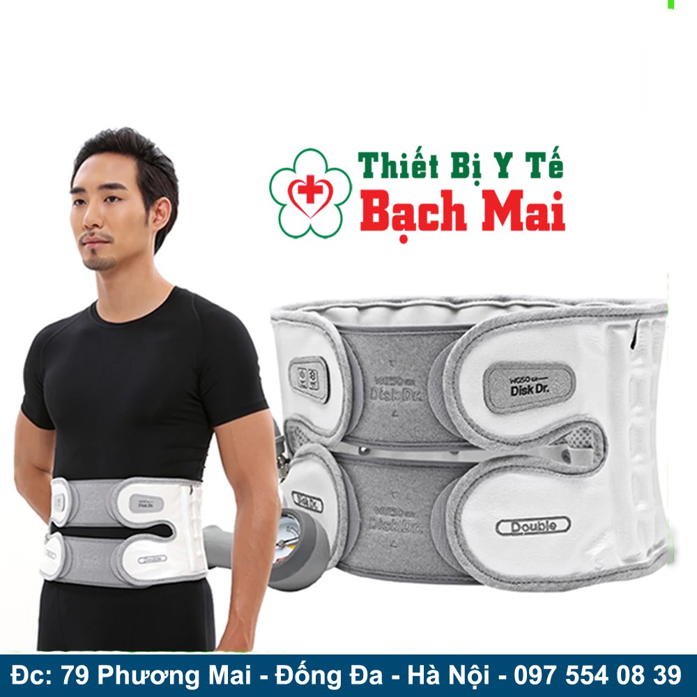 Đai Lưng Hơi Kéo Giãn Cột Sống Lưng - Đai Điều Trị Thoái Hóa Thoát Vị Disk Dr WG30-WG50 Hàn Quốc