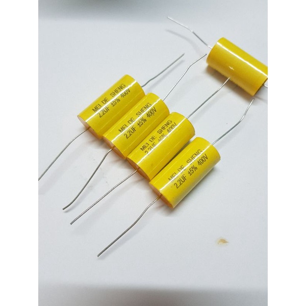 Tụ loa 2.2UF 400V , Tụ phân tần, Tụ cản bass trung treble, Tụ loa không phân cực