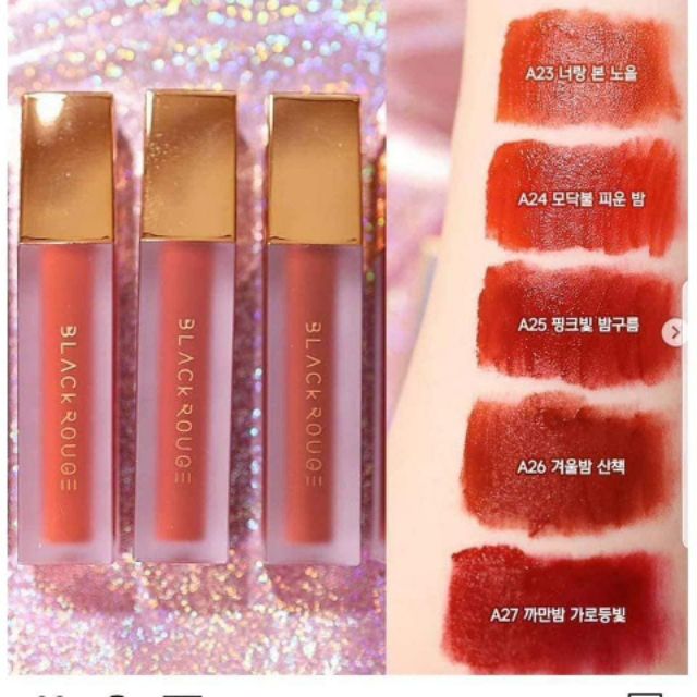 Son Kem Black Rouge Air Fit Velvet Tint Version 5 [Bam]