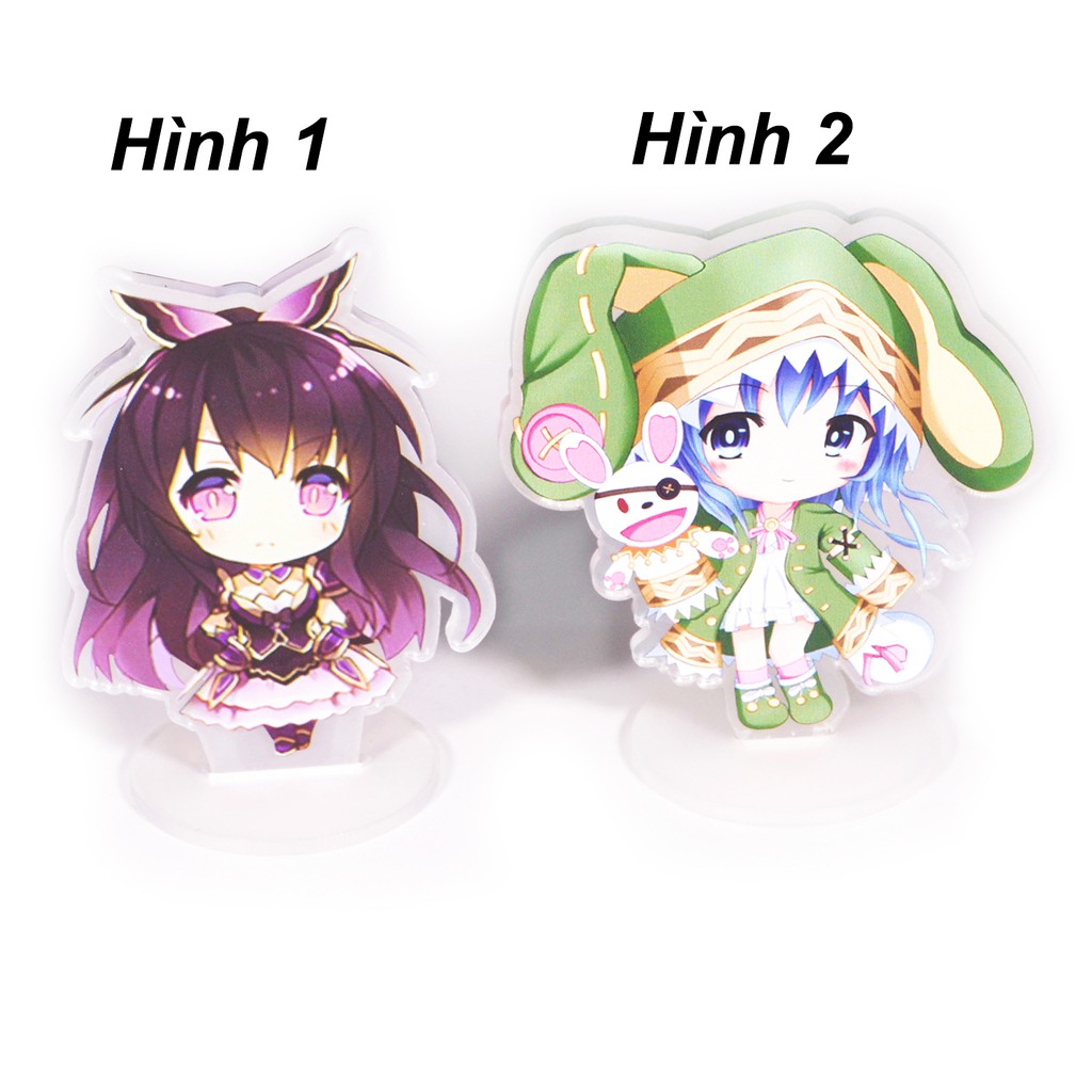 [thanh lý bán lỗ]Standee Tượng Mica Anime chibi 10cm - Date a Live [AAM] [PGN20]