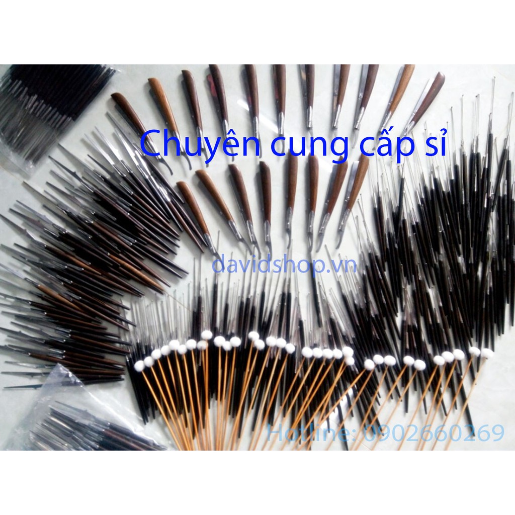 Cây móc tai combo 5 cây, 2 cây trong bộ dụng cụ ráy tai