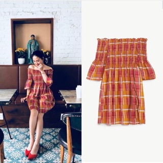 Order đầm bẹt vai t289