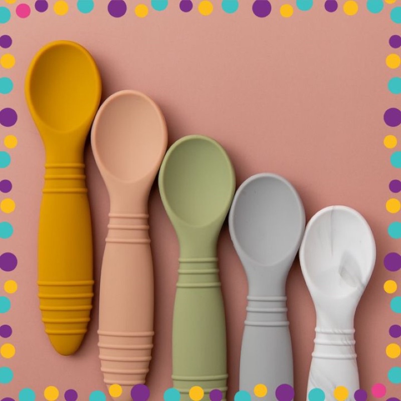 🍒Thìa ăn silicon cho bé phong cách Hàn Quốc cao cấp🍒