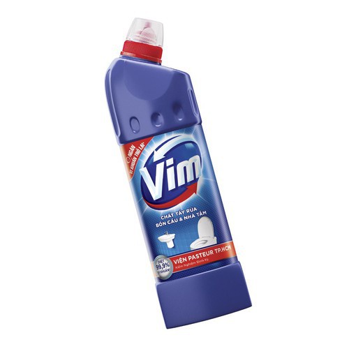 Nước tẩy bồn cầu VIM Xanh biển Bất khả chiến bại 880ml