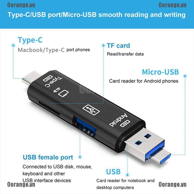 Usb 3.0 Đọc Thẻ Nhớ OTG 5