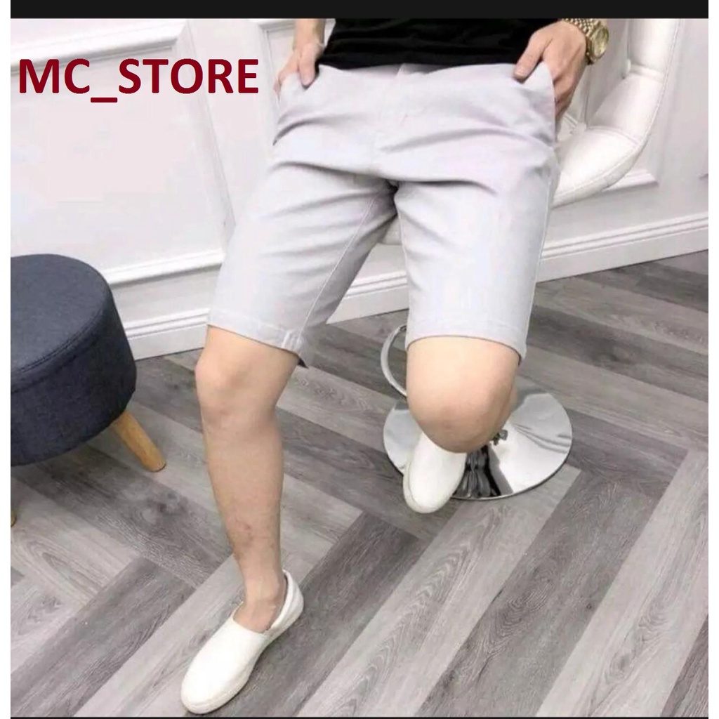 Quần short tây âu MCSTORE999 co giãn sang trọng chất vải dày đẹp Vip_MC Store999
