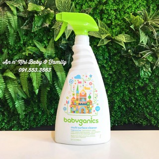 XỊT VỆ SINH MỌI BỀ MẶT BABYGANICS