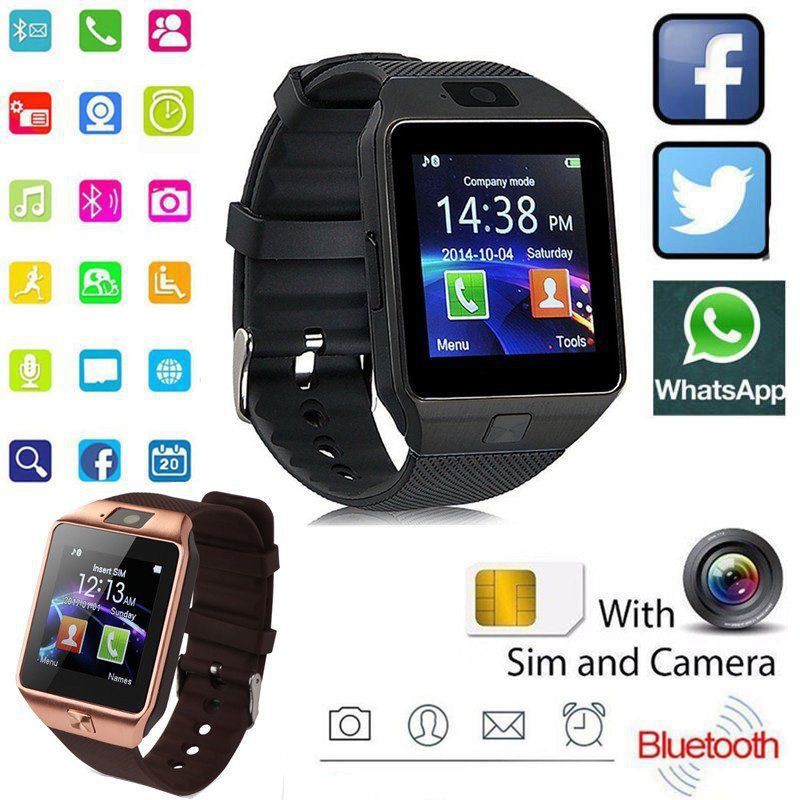 cqoffical Dz09 Smartwatch For Apple Android Phone Sim/Tf Card Mp3 Available miband quốc tế dây thay thế xiaomi bịp