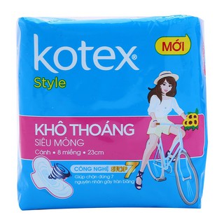 BVS Kotex Style siêu mỏng cánh 8 miếng