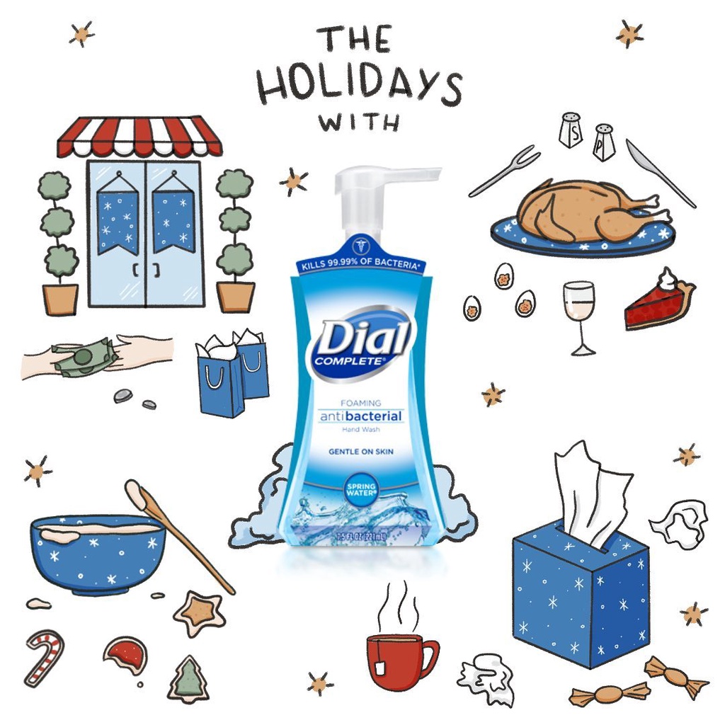 {Mỹ, Mẫu Mới} Xà Phòng Sữa Rửa Tay Diệt Khuẩn 99.9% DIAL Antibacterial Liquid Hand Soap Foaming 221ml 296ml 325ml