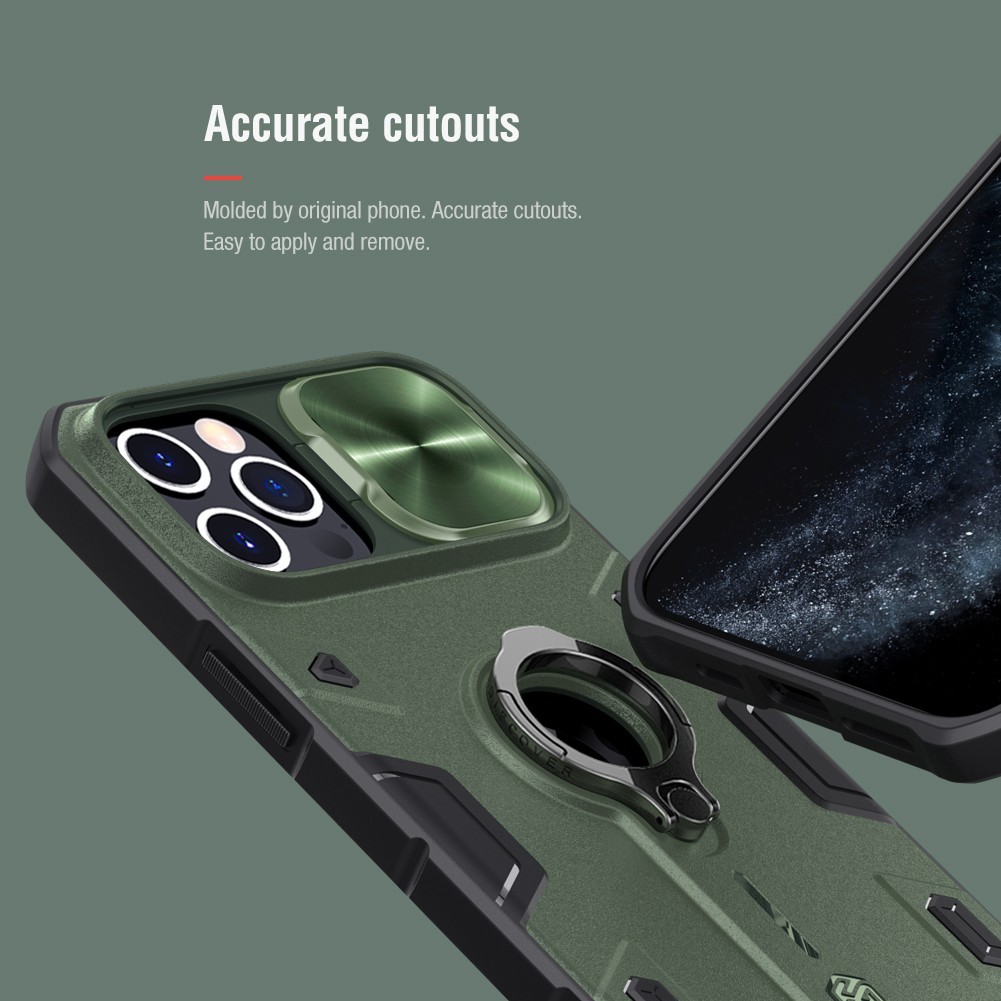 Ốp Lưng Nillkin CamShield Armor Cho iPhone 12 &amp; 12 Pro / iPhone 12 Pro Max.