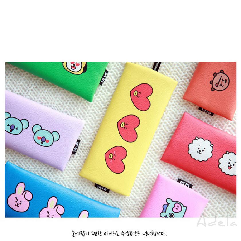 Hộp bút da phong cách Bt21 Army Kpop Bts Boy Bangtan độc đáo