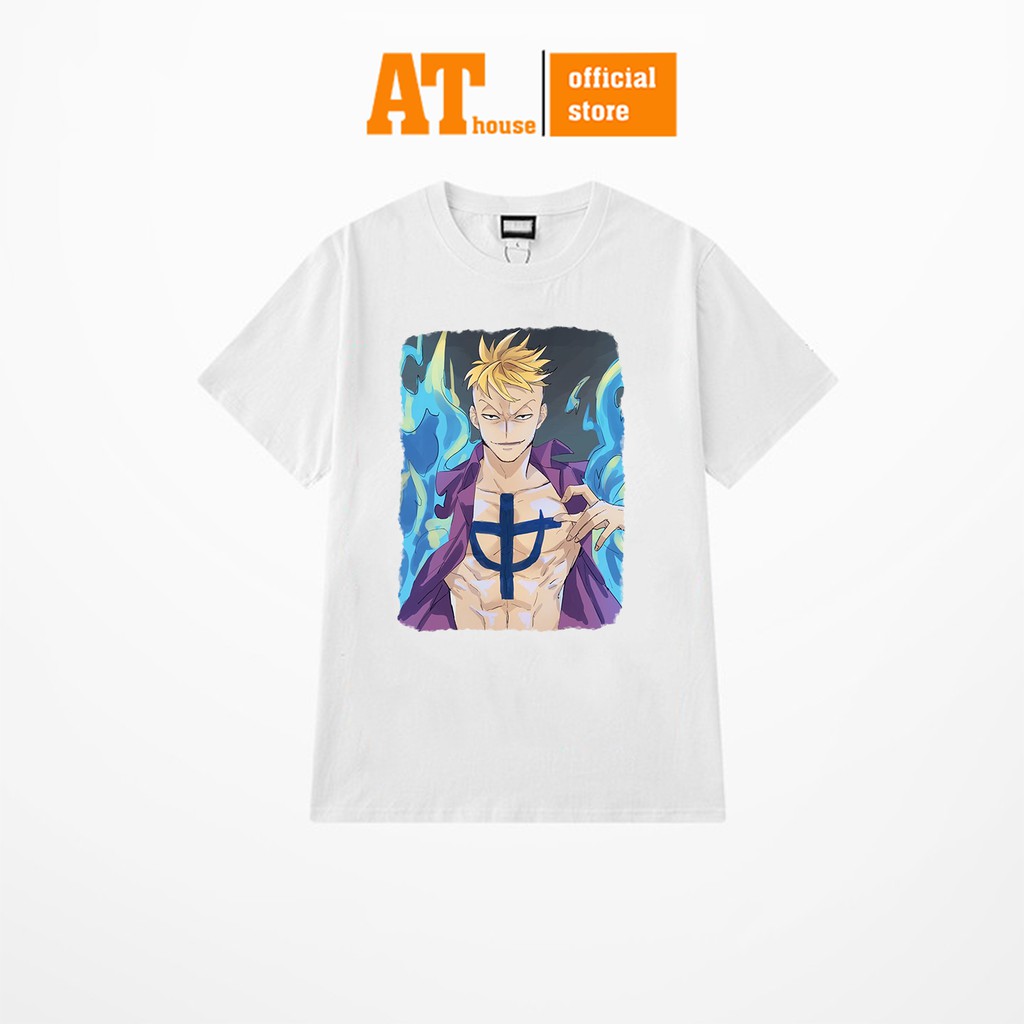 Áo thun unisex form rộng hình One Piece MS674 đẹp độc lạ vải dày mịn