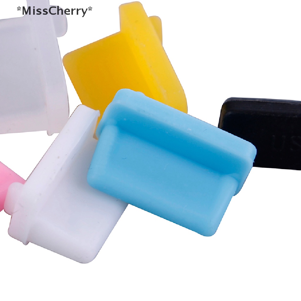Set 10 Nắp silicone Đậy Ổ Cắm usb Chống Bụi