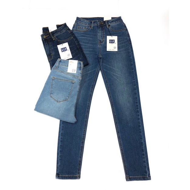 Jean Nữ GAP vnxk lưng cao và co giãn