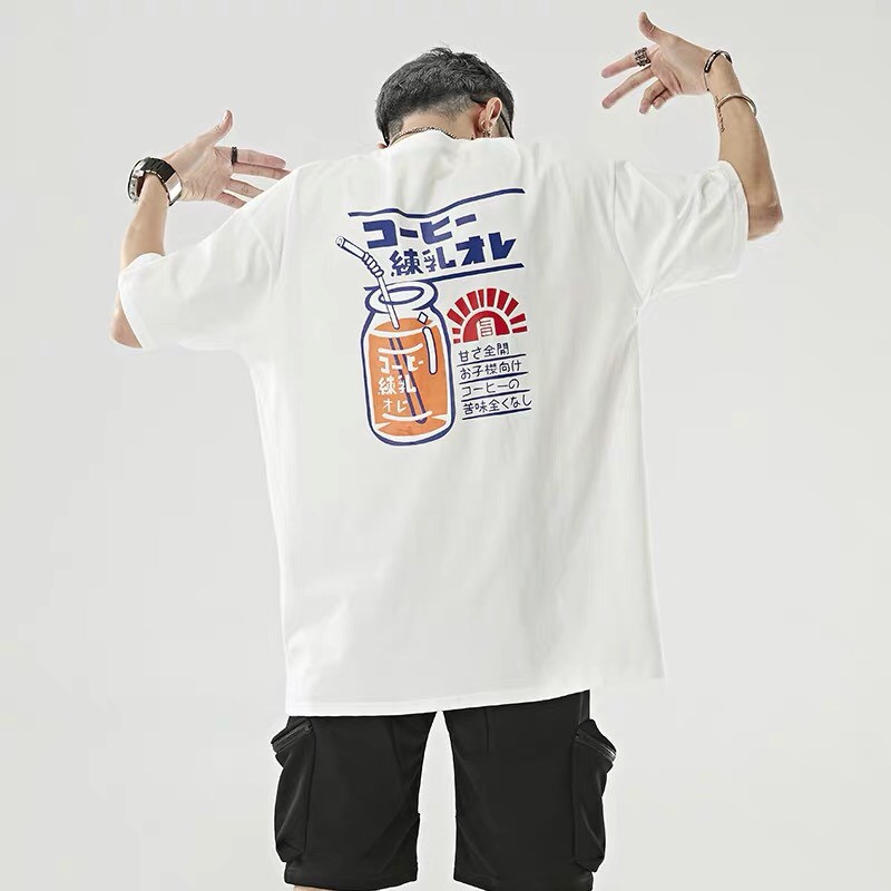 Áo thun tay lỡ WIND phông unisex form rộng Vitamin C thời trang nam nữ oversize | BigBuy360 - bigbuy360.vn