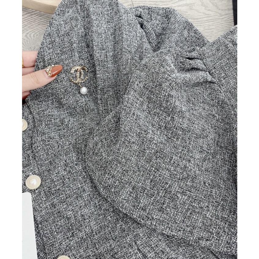 [ 𝐅𝐑𝐄𝐄 𝐒𝐇𝐈𝐏 ]   VÁY DẠ XƯỚC XUÂN HÈ TAY BỒNG ĐÍNH LOGO