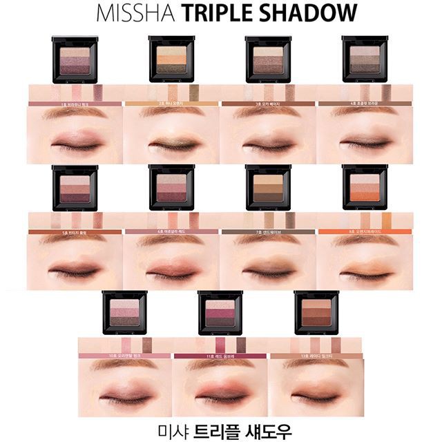 Phấn Mắt Missha The Style Triple Perfection Shadow