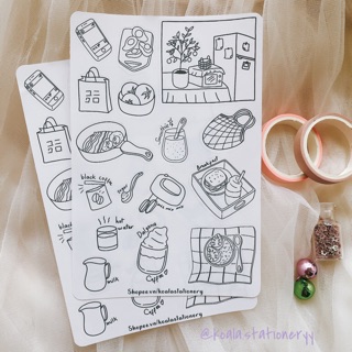 Bullet journal sticker - Cozy life 1