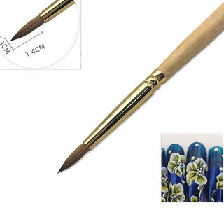 Cọ đắp hoa bột nail,bút đắp hoa yuki tím lông chồn siêu mướt làm hoa bột cực thích"Giá rẻ hủy diệt