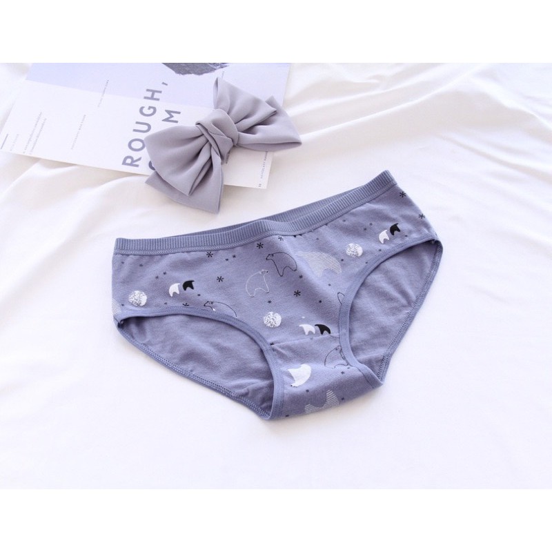 [CHE TÊN 100%] Quần Lót Nữ Cute LA18 Quần Chíp Gấu Bắc Cực Chất Cotton Quảng Châu Cao Cấp Xịn Đẹp La.an Store | BigBuy360 - bigbuy360.vn