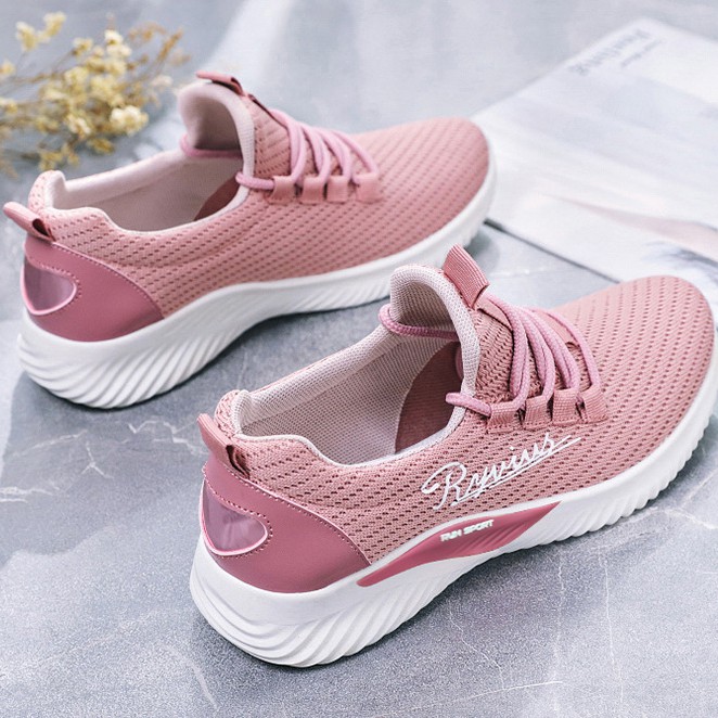 Giày Thể Thao Nữ , Giày Sneaker Nữ 723 Êm Chân Siêu Nhẹ Màu Đen , Trắng , Hồng  Phong Cách Cá Tính Thoải Mái Thông Thoán | BigBuy360 - bigbuy360.vn