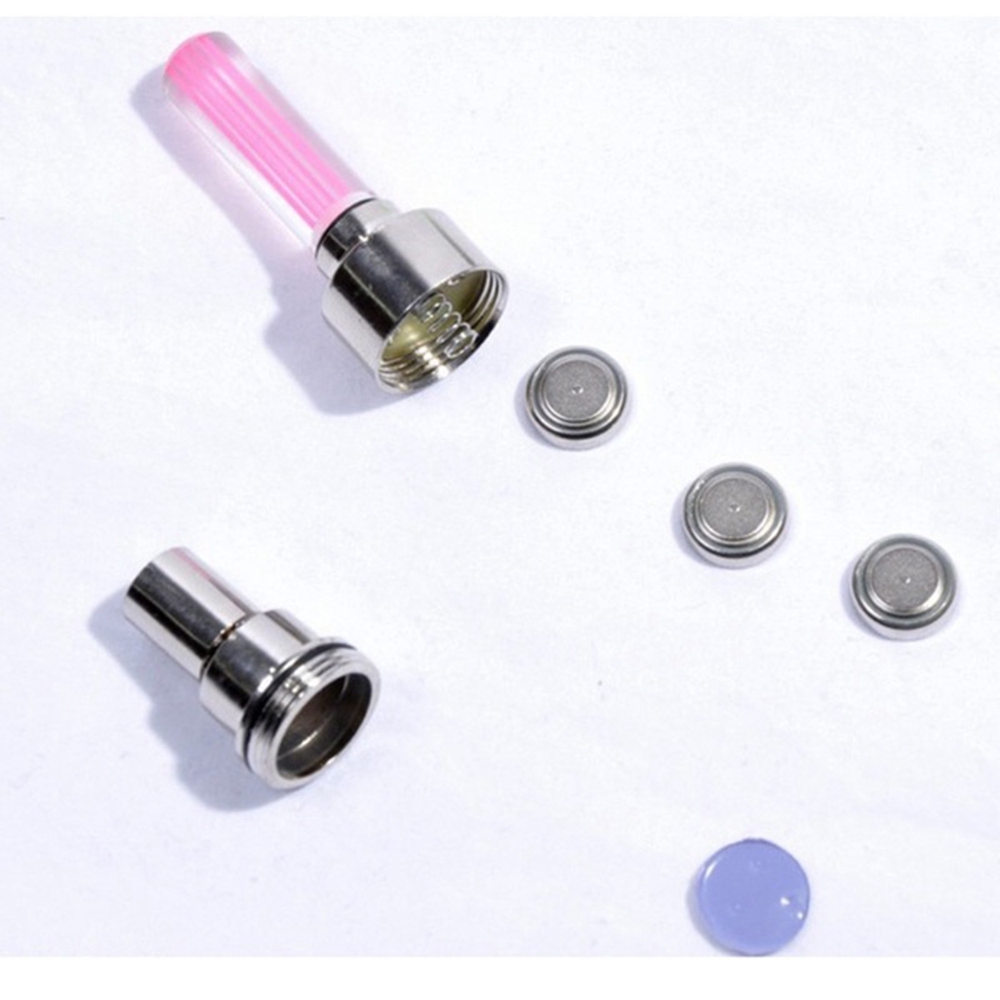 Bộ 2 nắp van có đèn led cho van hơi xe đạp chống thấm nước
