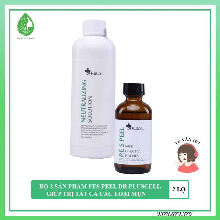 [TRỢ GIÁ] Bộ 2 Pes peel mụn Dr Pluscell