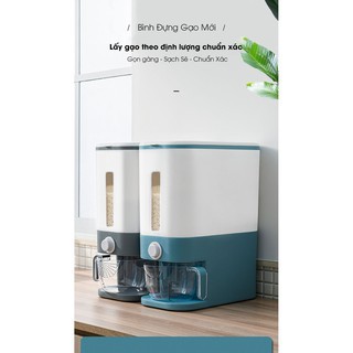 D105 THÙNG ĐỰNG GẠO 3 IN 1 THÔNG MINH 12KG