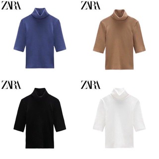 Áo len nữ cổ ngắn Zara cao cấp lên dáng ôm cực xinh