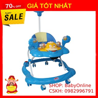 Xe tròn tập đi, có cán đẩy, có nhạc song long - 315b