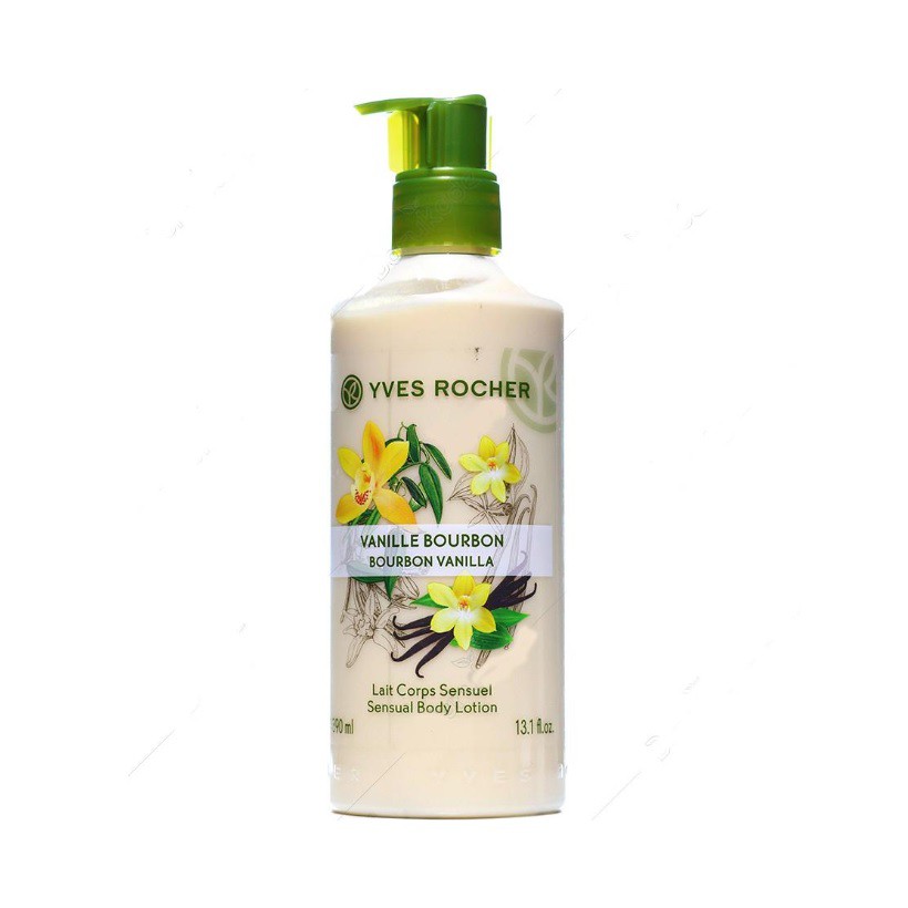 [Hàng chính hãng] Sữa Dưỡng Thể Yves Rocher Hương Vani Vanille Bourbon Lait Corps Sensual Body Lotion 390ml