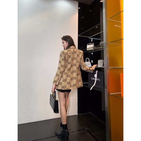 Áo vest nữ cao cấp thương hiệu Gucci GG/GC thiết kế mới 2022 sang trọng