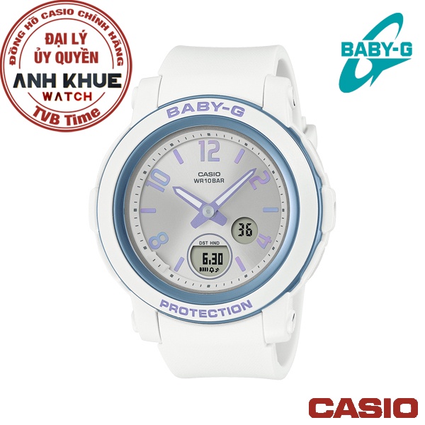 Đồng hồ nữ dây nhựa Casio Baby-G chính hãng Anh Khuê BGA-290DR-7ADR