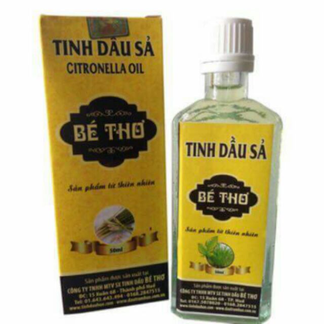 tinh dầu xả bé thơ