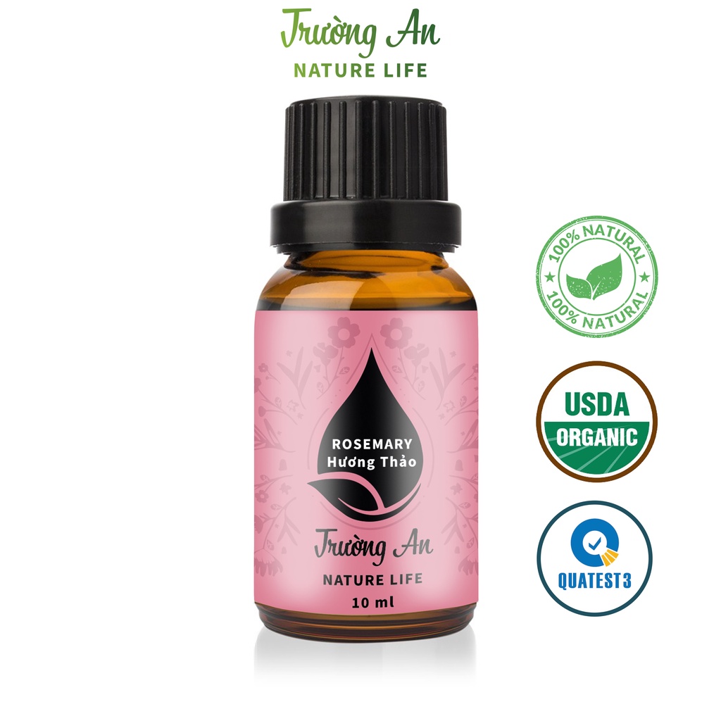 Tinh dầu Hương Thảo Rose Mary Trường An Essential Oil, xuất sứ thiên nhiên không pha tạp chất, có giấy kiểm định COA