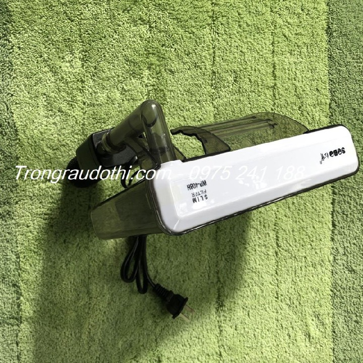 Lọc treo dạng mỏng Sobo WP 408H, 6.8W, phù hợp cho bể cá cảnh dưới 80 lít, chiều dài bể từ 40-60cm